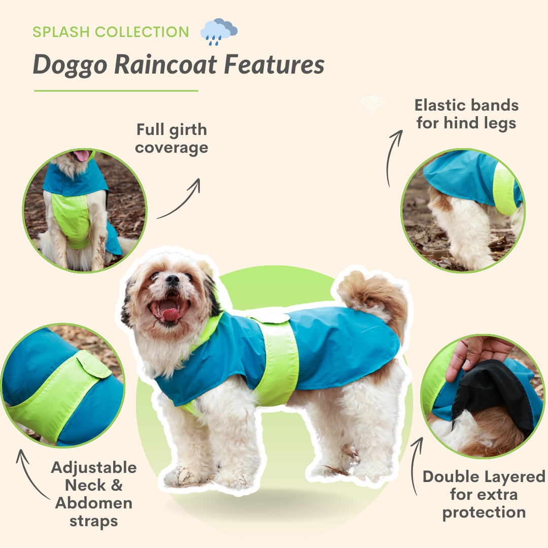 Mudventure Dog Raincoat Pack of 2